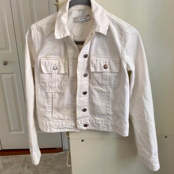 J Brand Jackets & Blazers - WHITE JBRAND JEAN JACKET